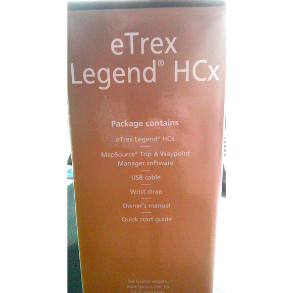 Garmin eTrex Legend HCX Handheld Personal Navigator Open Box - Picture 7 of 9